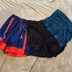 BUNDLE OF 3 athletic shorts (size S / M)